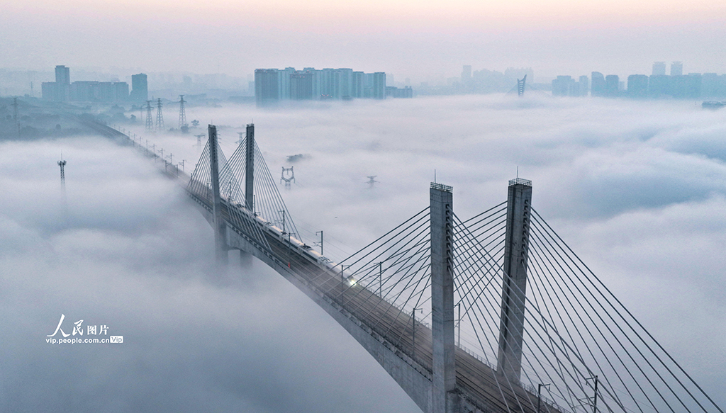 四川泸州：晨雾迷漫宛如“天空之城”【2】