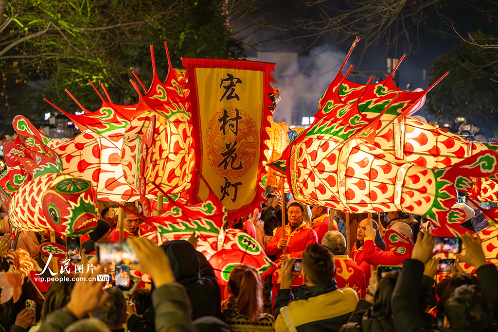 安徽黟县：非遗鱼灯闹新年【2】