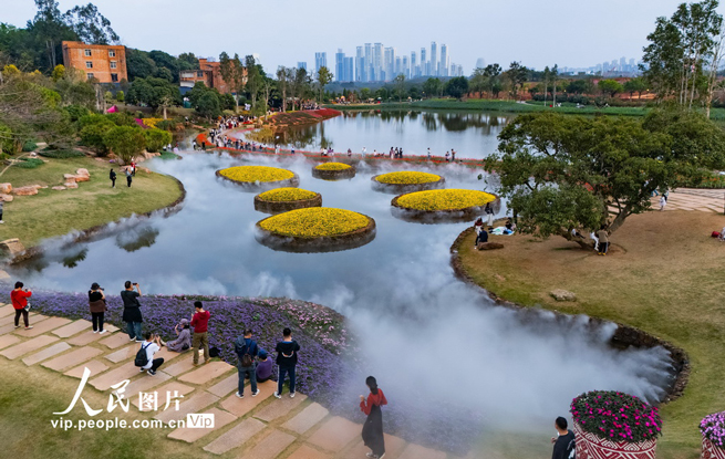 广西南宁：踏青赏花 乐享假日