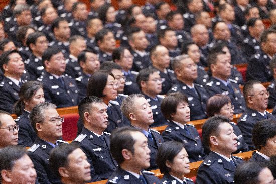 图为表彰大会现场。